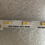 ruban led blanc 48 led bande lumineuse connecteur aluminium moderne sans cable