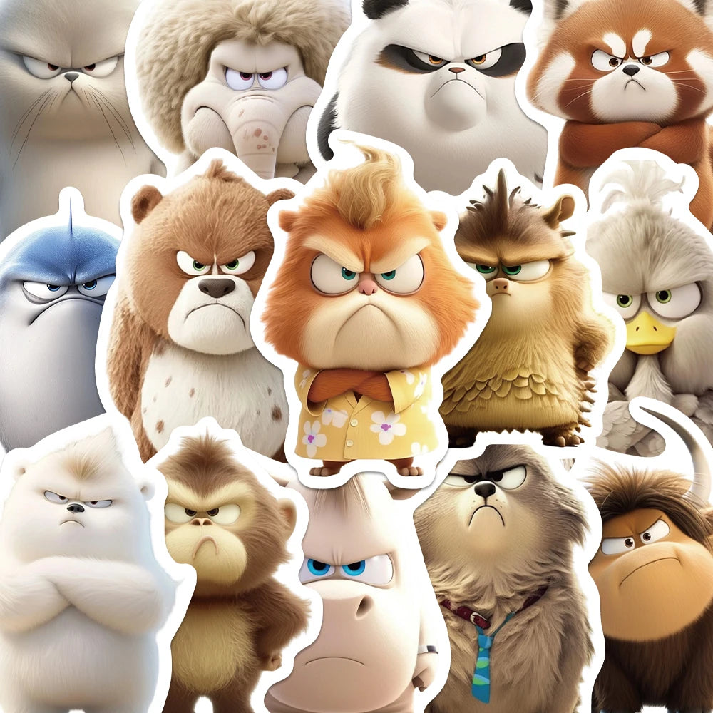 sticker personnages animés pixar différents couleurs dessin animé opaques autocollants étudiants bricolage 50 pièces