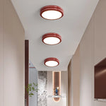 plafonnier led moderne blanc vert rouge noir 24w 30x6cm opacité