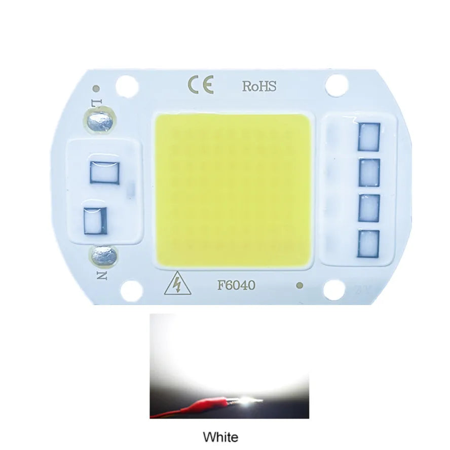 Plaque LED COB 10W 20W 30W 50W blanc jaune orange full spectrum moderne technologique