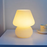 Lampe décorative champignon vue de dessus