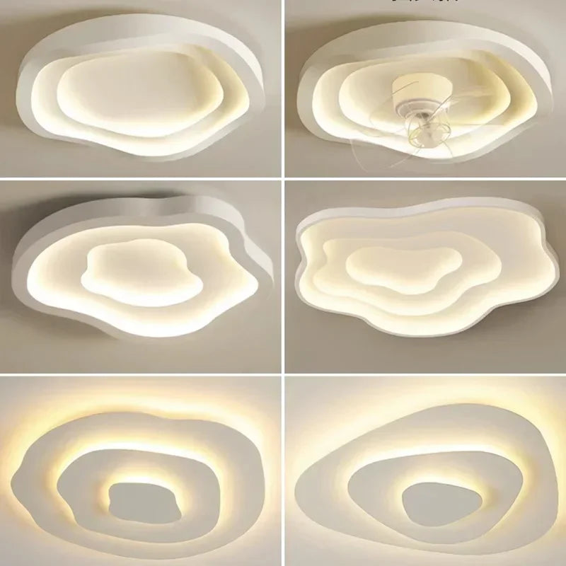 Plafonniers Acrylique Moderne LED Éclairage Salon Salle Manger Intermittence Marche Arrêt Design Élégant