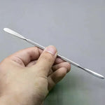 outils manucure argentés classiques biseautés modelage détaillage professionnel sculpteur DIY