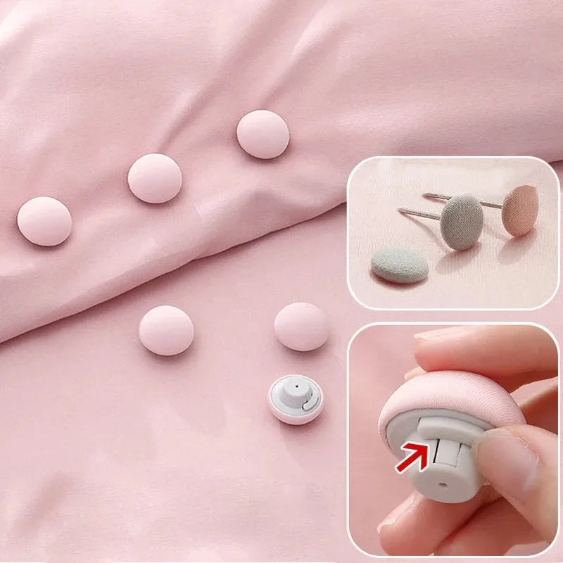 boutons lit moderne rose bleu blanc adhésifs set pièces minimalistes