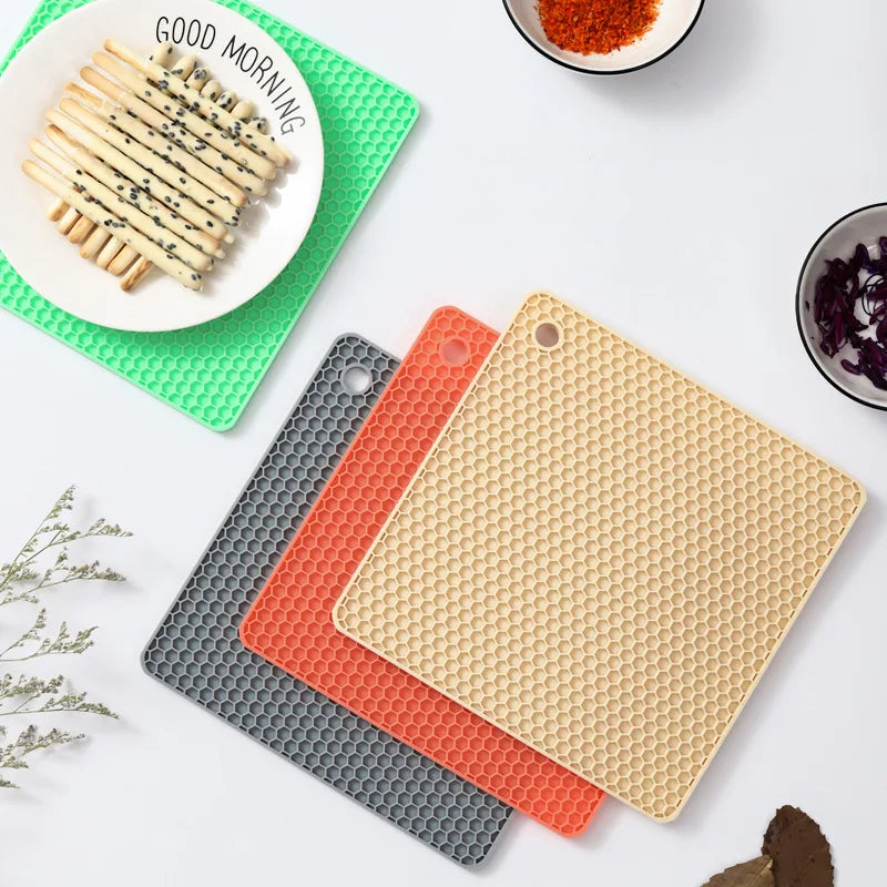 tapis silicone protection moderne violet bleu vert orange gris beigeToPointTexture nonGlissant