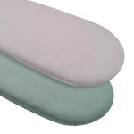 draps housses bébé unisexe 1ans polyester coton quatre saisons imprimé animaux ondulés blanc roseclair