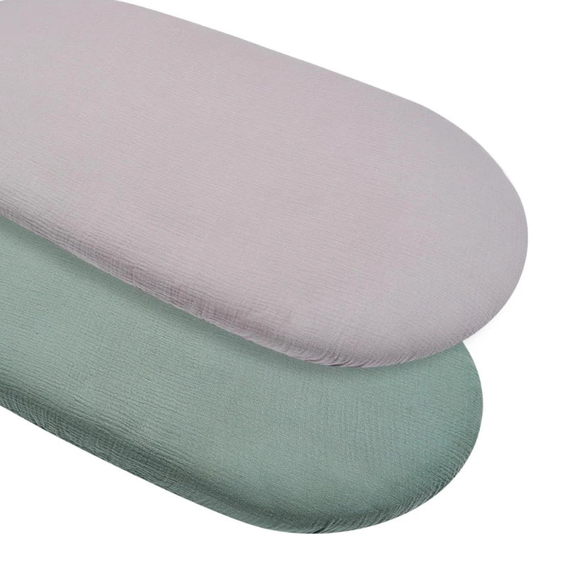 draps housses bébé unisexe 1ans polyester coton quatre saisons imprimé animaux ondulés blanc roseclair