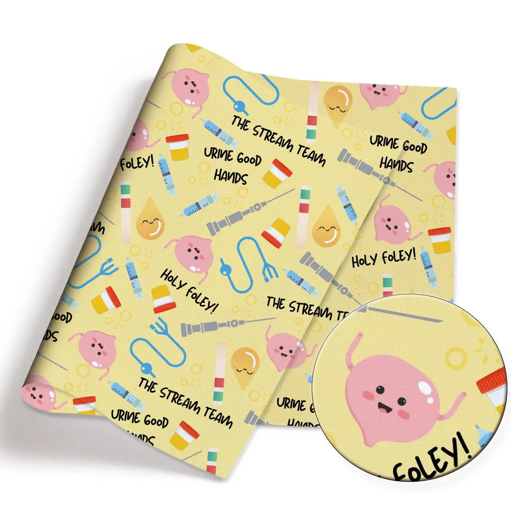 tissu bohème imprimé dessins animés humour violet bleu gris coton polyester serviettes enfants patchwork