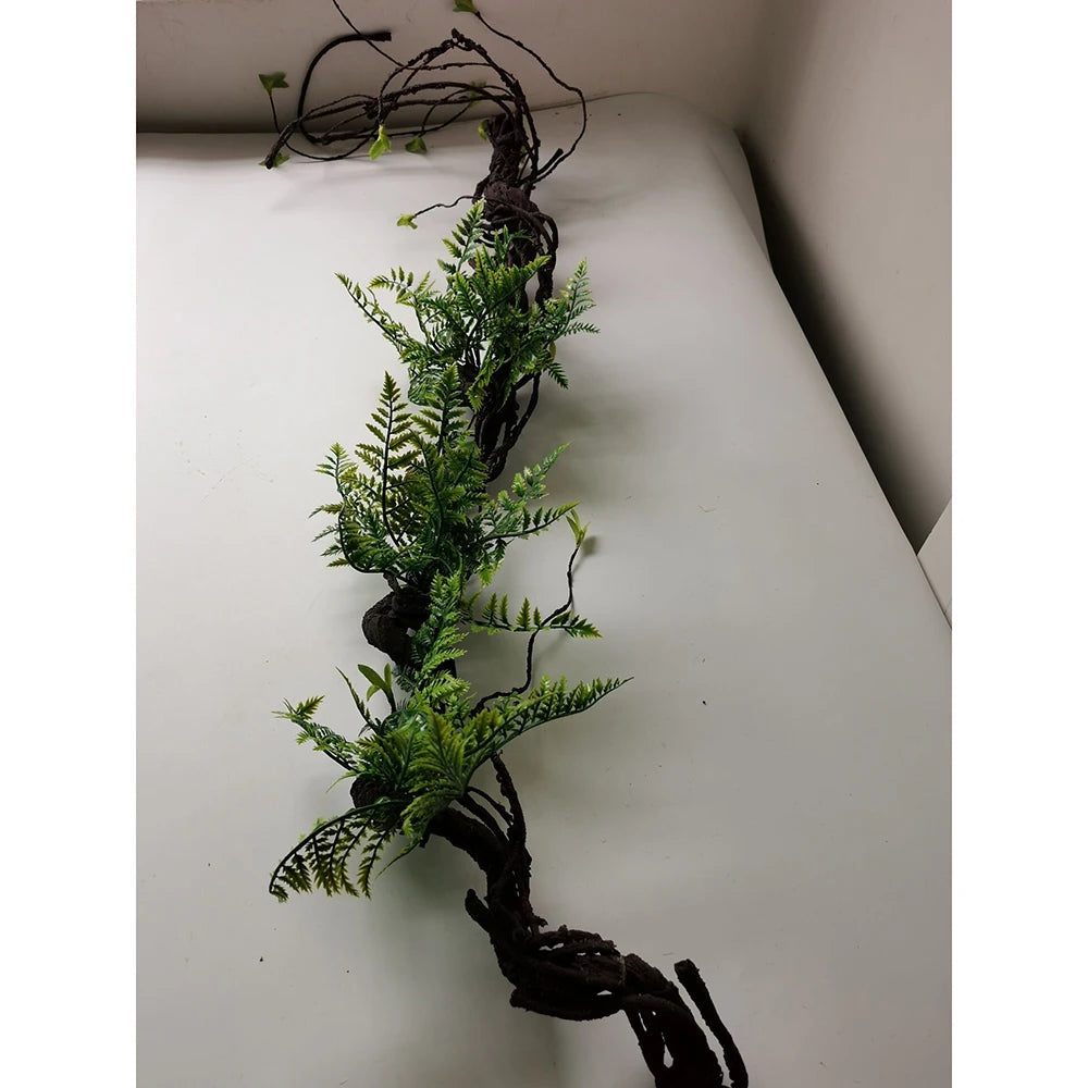 guirlande végétale artificielle feuilles fougère lierre naturelle extérieur intérieur décoration vert foncé clair