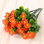 bouquet fleurs artificielles violet blanc jaune orange decoration maison moderne minimalisteintérieur 33cm