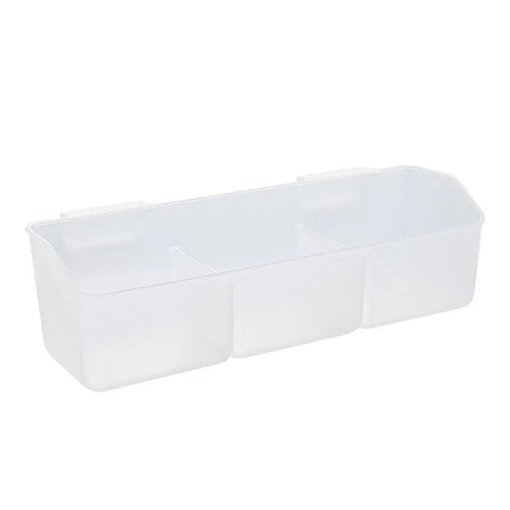 organiseur rangement blanc réutilisable adhésif moderne opacite plastique multifonction chambre salle bain