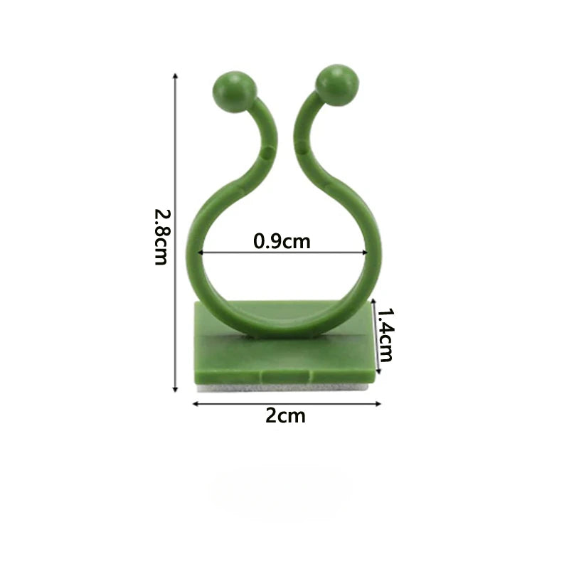 support mural plantes grimpantes clips autoadhésifs vert clair moderne minimalisteintérieur extérieur facile montage détachement