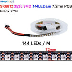 ruban led flexible smd multicolore 60leds 144leds adhésif moderne full magic color