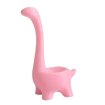 support bijoux forme dinosaure or noir blanc rose vert moderne adhésif créatif anneaux mat