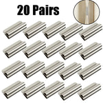 clips magnétiques rideaux argenté moderne fixation sans perçage paires 10 20