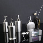 distributeur savon liquide moderne argenté 260ml 300ml 320ml 350ml 400ml 500ml 550ml pompes pression