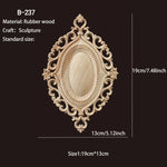 décoration murale bois sculpté floral classique baroque tableaux vintage
