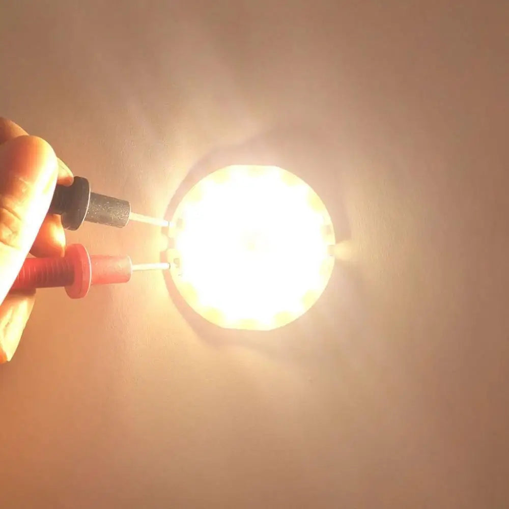 ampoule led cob 50mm blanc jaune orange rayures concentriques moderne éclairage décoration travail bricolage