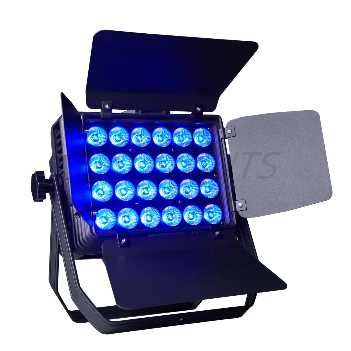 projecteur led ip65 étanche noir moderne dmx scènes dj 24w rgbwa uv effets scène