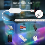 contrôleur led esp32 wled ws2811 ws2812 ws2815 sk6812 rgb usb 12v 24v microphone app