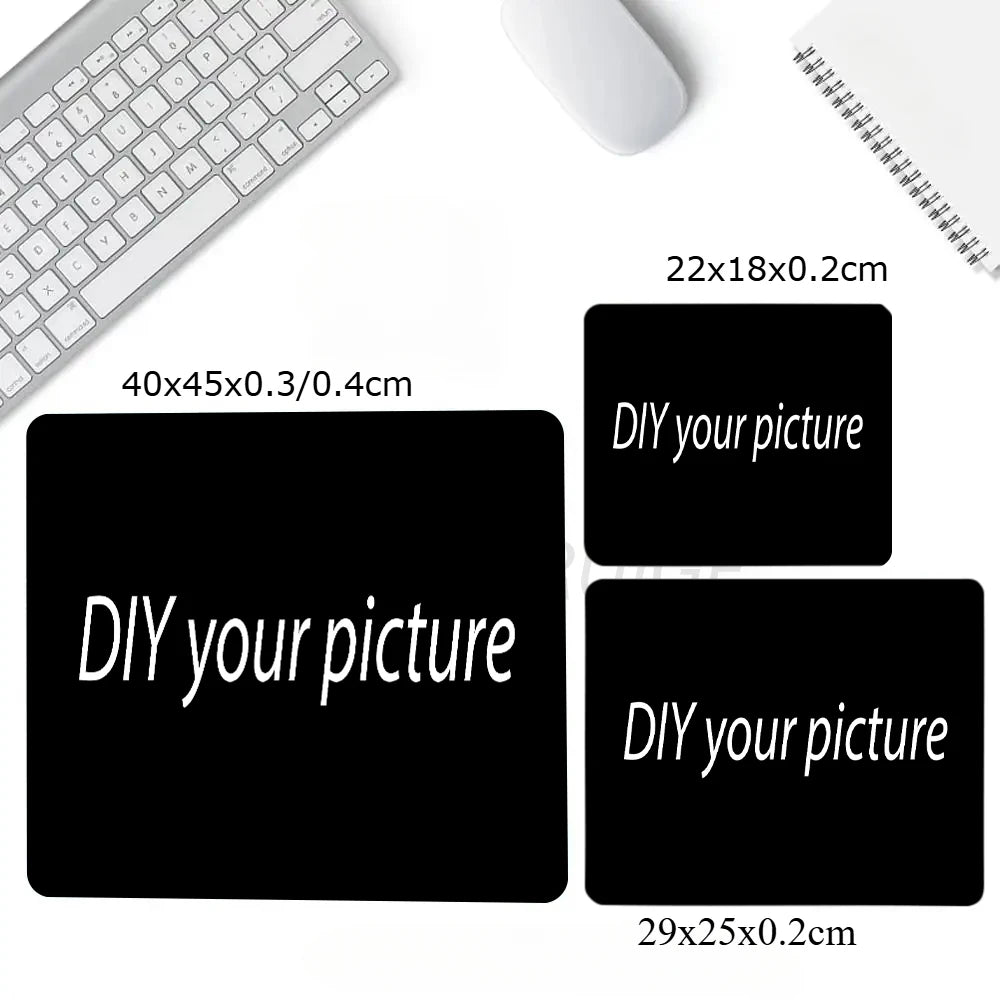 tapis souris personnalisable caoutchouc antidérapant durable blanc noir diy washable gaming