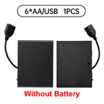 support batterie usb noir moderne batteries aa aaa compartiments mat
