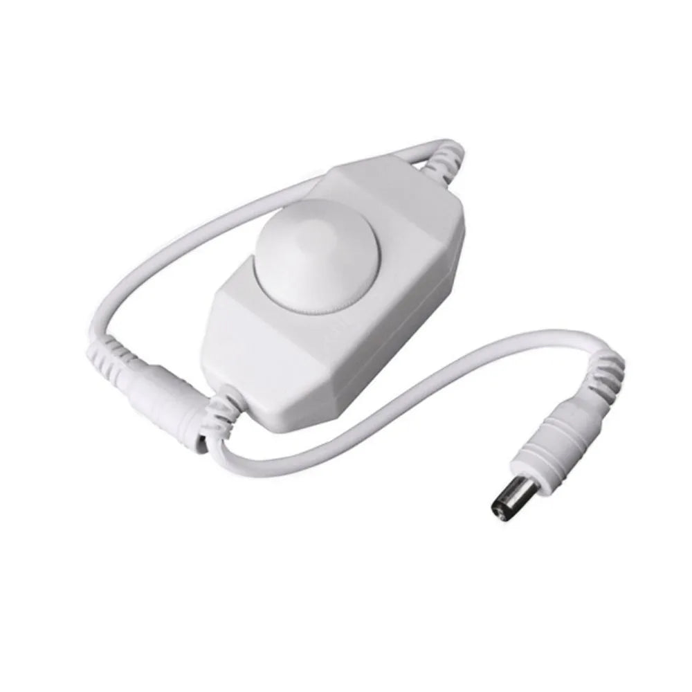 interrupteur rotatif led variateur noir blanc industrielle utilitaire 12v 24w connecteurs electriques cabling spiralé
