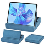 support tablette pliable rangement stylos modernes tissu doux portable gris rose bleu