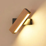 lampe murale moderne bois naturel éclairage quotidien 220v led 3years garantie