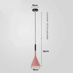 lampes suspendues modernes noir bronze gris clair abat jour conique living bedroom dining room