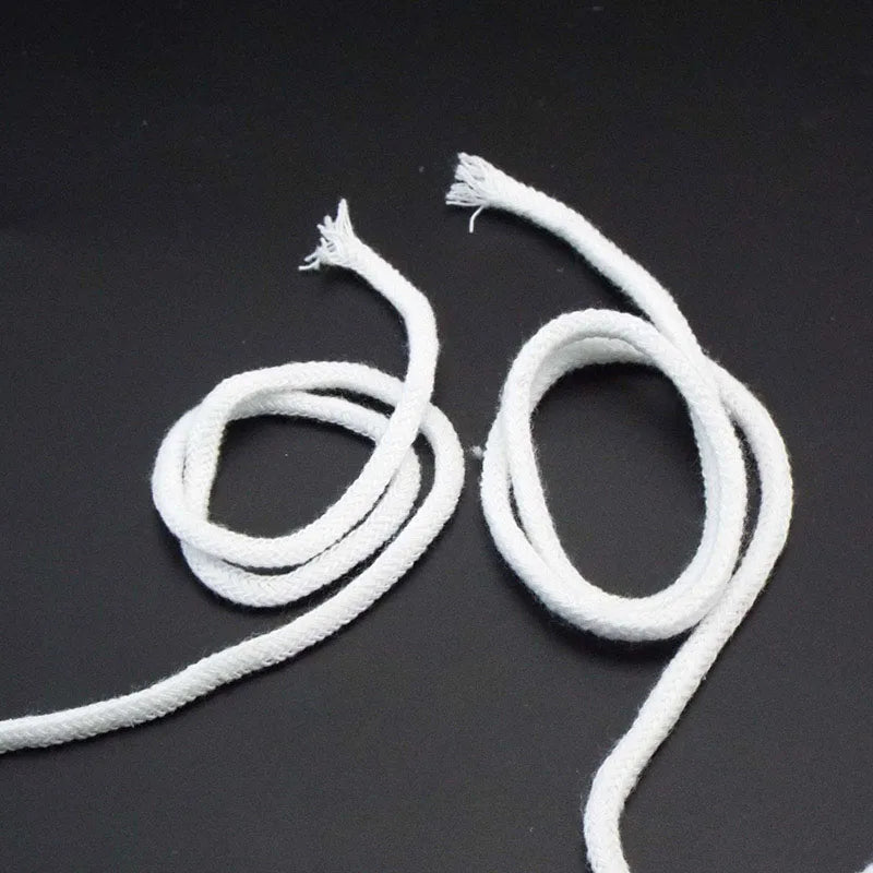 corde arrosage coton 3mm 4mm 5mm texture tissée blanc simple système irrigation fleur jardin