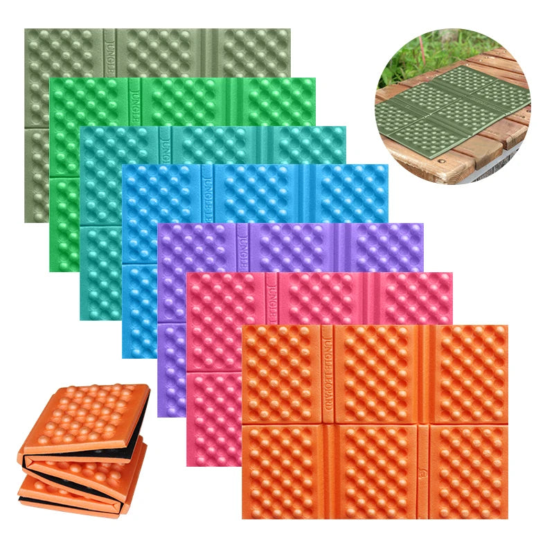 tapis sol pliable imperméable mousse pu pvc vert bleu violet orange rouge moderne camping