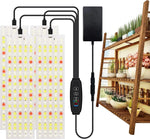 panneau led blanc points couleur moderne adhésif croissance plantes intérieur 12v câble contrôleur