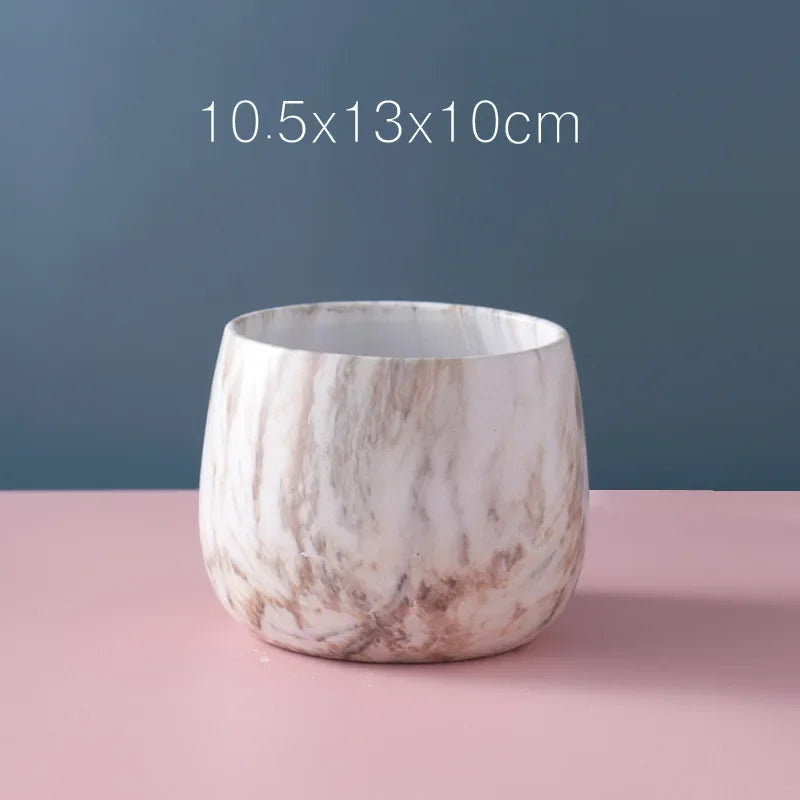 petit cache pot céramique moderne fleur artificielle décoration petit pot gris