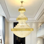 lustre élégant cristal doré noir classique lumière led haute qualité certification ul ccc