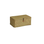 coffre provisions réutilisable osier couleur brun clair rustique respectueux environnement utilisation multiple articles divers