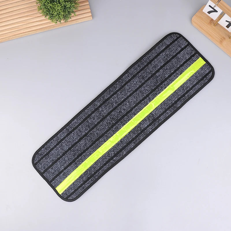 tapis d'escalier noir vert fluo rayures horizontales tissu épais velcro moderne anti poussière fixe