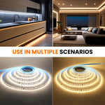 ruban led 120 leds ac 220v 3000k 4000k 6000k blanc naturel moderne adhésif