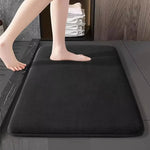 tapis bain antidérapant imperméable durable noir blanc moderne minimaliste