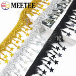 ruban décoratif or argent noir étoiles paillettes festif 85mm polyesterFRINGE TRIM SEQUIN TASSEL TRIM