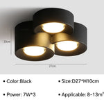 plafonnier led spot blanc moderne rond acrylique luminaire intérieur salon chambre salon couloir
