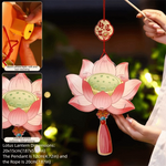 lanternes décoratives fleurs fruits corde rose vert rouge transparent traditionnel anniversaire noël mariage