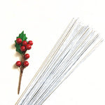 fil papier vert foncé lisse opacité simple décoration maison diy branche fleur artificielleintérieur noël