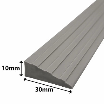 marchepied gris rayures adhésif pvc moderne transition sol intérieur autoinstallation