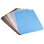 tapis rafraîchissant soie glacée antidérapant respirant lavable coussin été dissipateur chaleur usage niche chiens