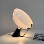 lampe table moderne blanc mat unique éclairage salon chambre 15w led toucher