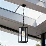 lampe suspendue moderne transparente noire salon restaurant chambre couloir exposition étude chambre principal