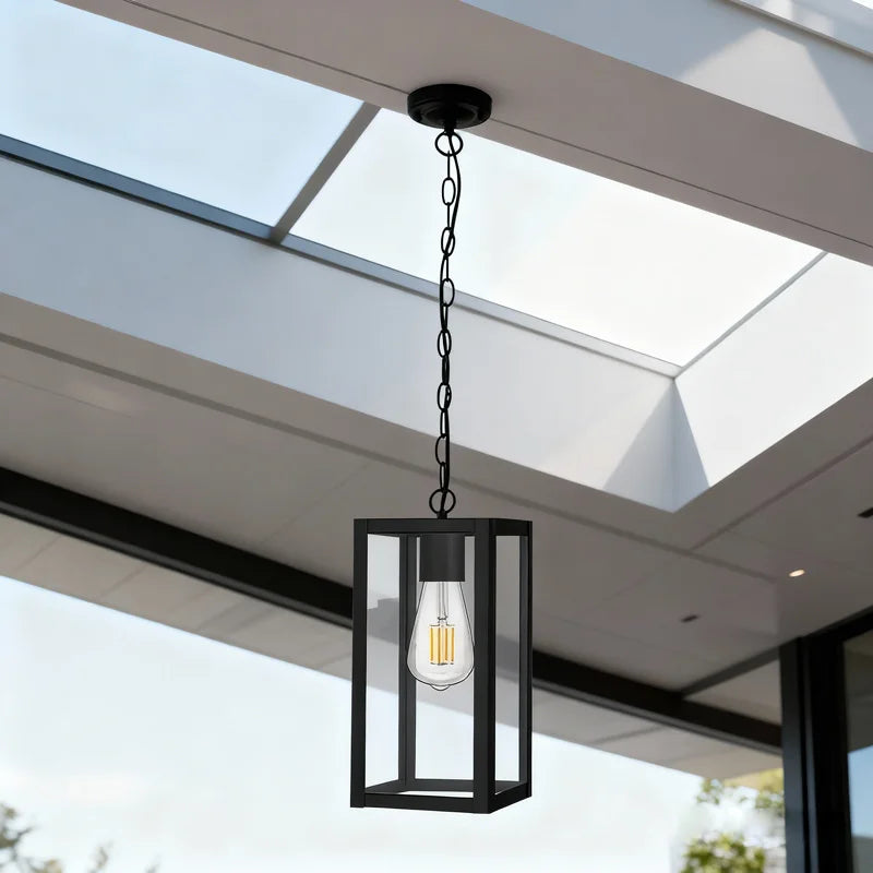 lampe suspendue moderne transparente noire salon restaurant chambre couloir exposition étude chambre principal