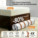 sac rangement compression matelas blanc gris moderne 100x150cm 100x180cm 100x220cm sangles réglables anti poussière