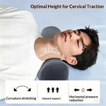 coussin cervical forme mousse mémoire forme housse amovible couleur noir rose gris doux massage